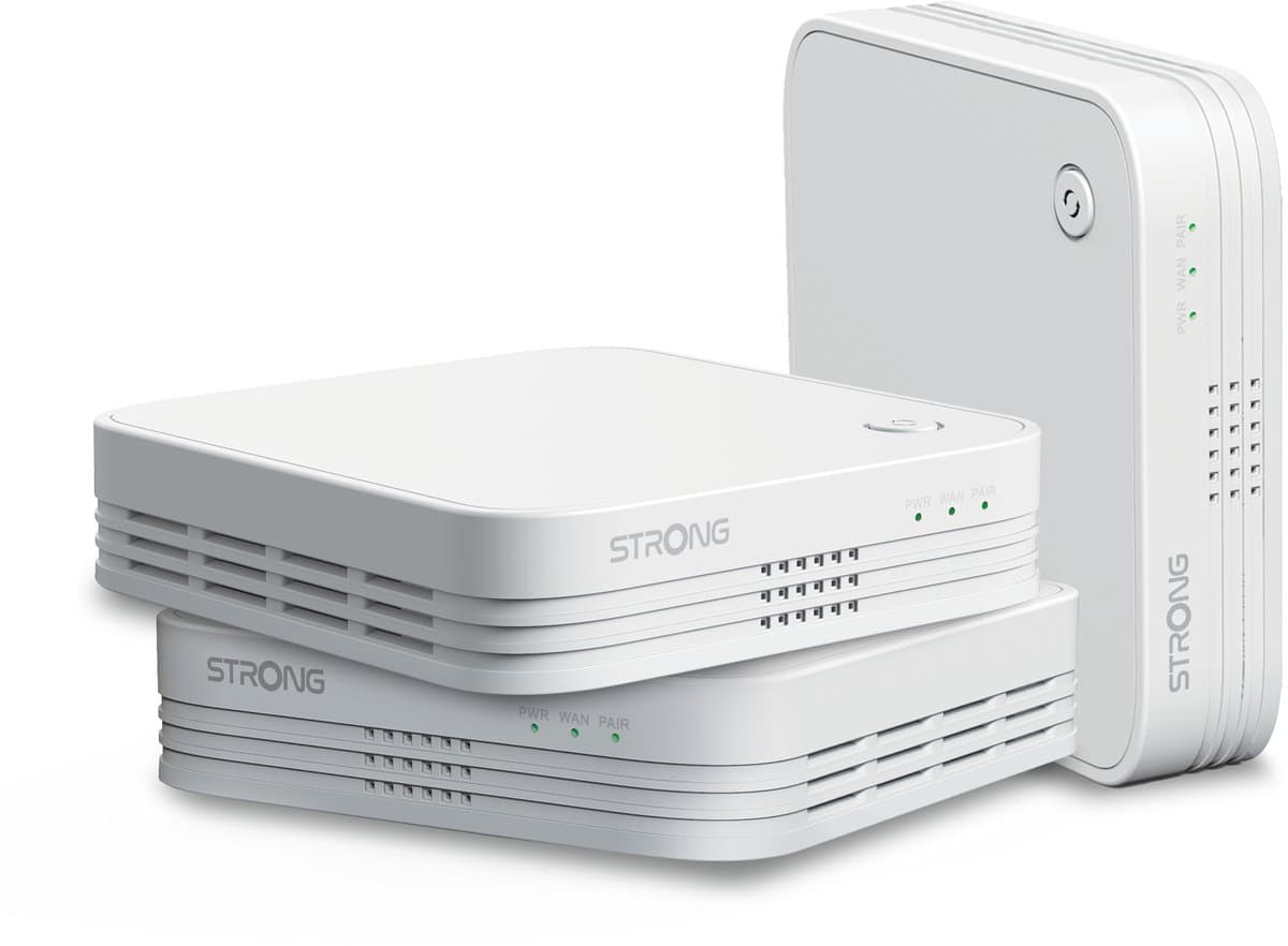 Strong Routers - Wi-Fi Mesh - Home Kit - 1200 Mbps - set van 3