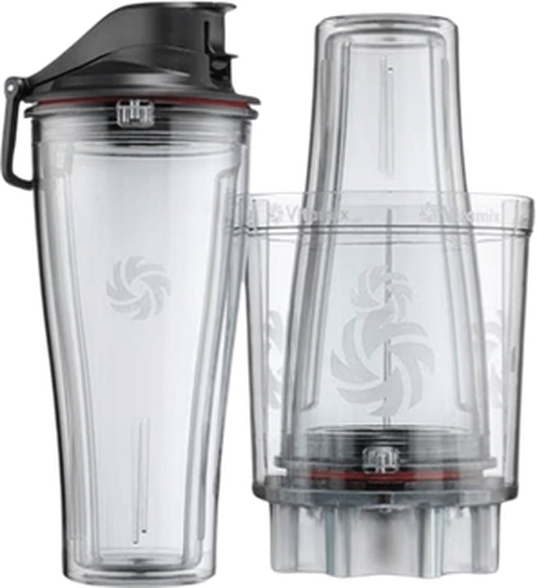 Vitamix 2×0,6L “Blender to go” bekers incl adapter – Voor Explorian serie