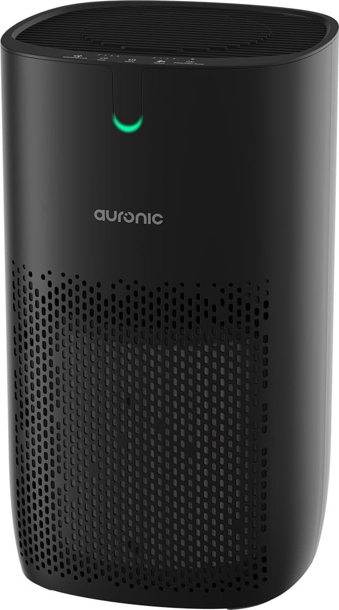 Auronic Luchtreiniger Fresh Pro met HEPA 13 Filter, Ionisator en Koolstoffilter - Ruimtes tot 65m² - CADR-waarde van 300m³/u - Air Purifier - Zwart