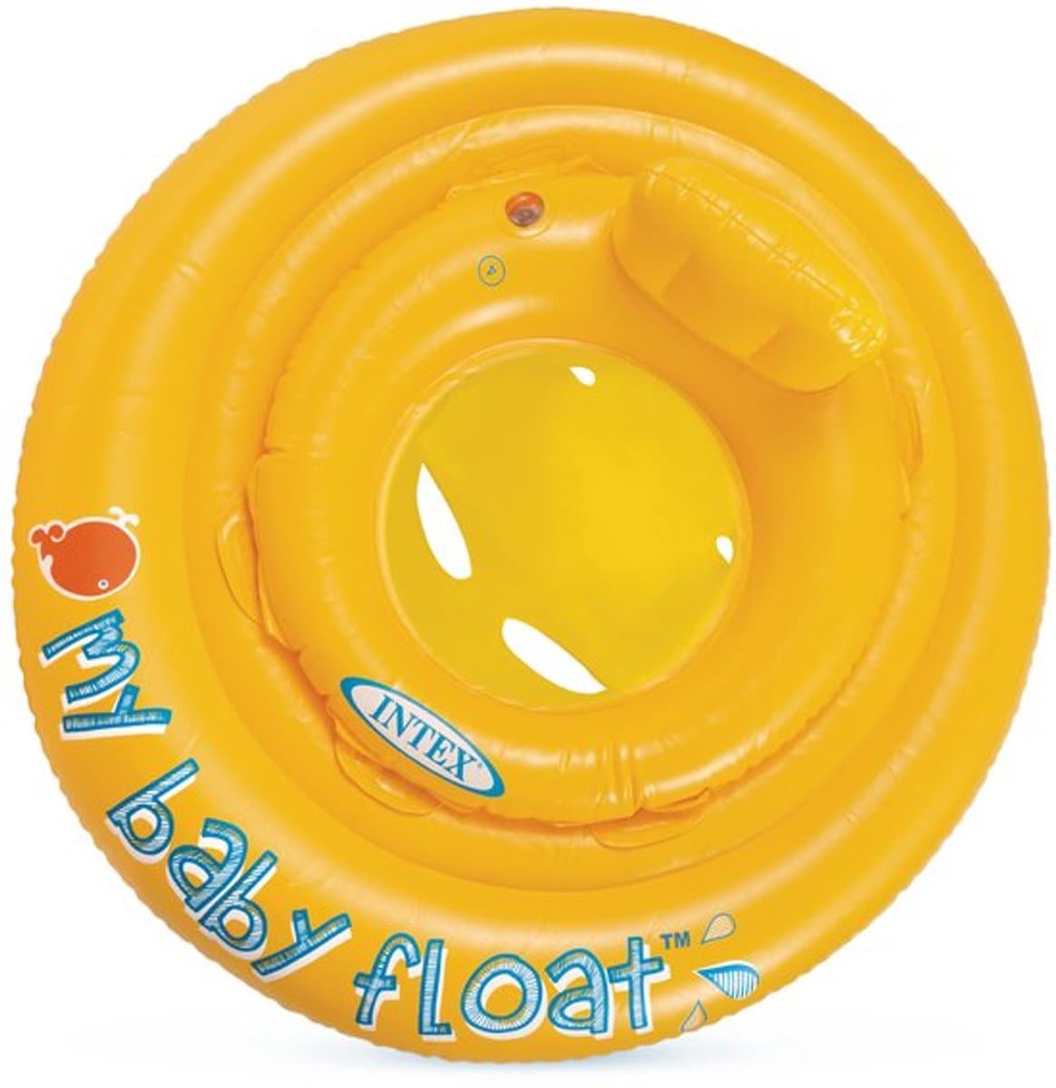 Intex Babyswim baby float opblaasbare zwemring voor baby's - veilige en comfortabele baby zwemband - ideaal voor zwembad en vakantie - stevig materiaal en stabiel ontwerp - vrolijke kleuren en speels design - eenvoudig op te blazen en mee te nemen