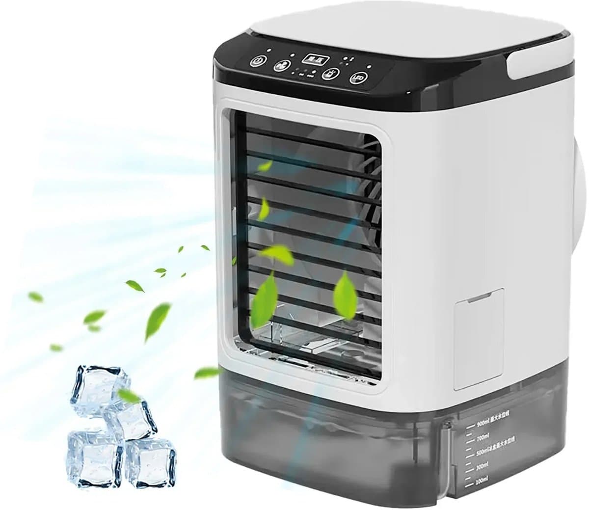Airco - Mobiele airco - Mini airco - Draagbare airconditioner - Draagbare airconditioning - 3 Verschillende standen