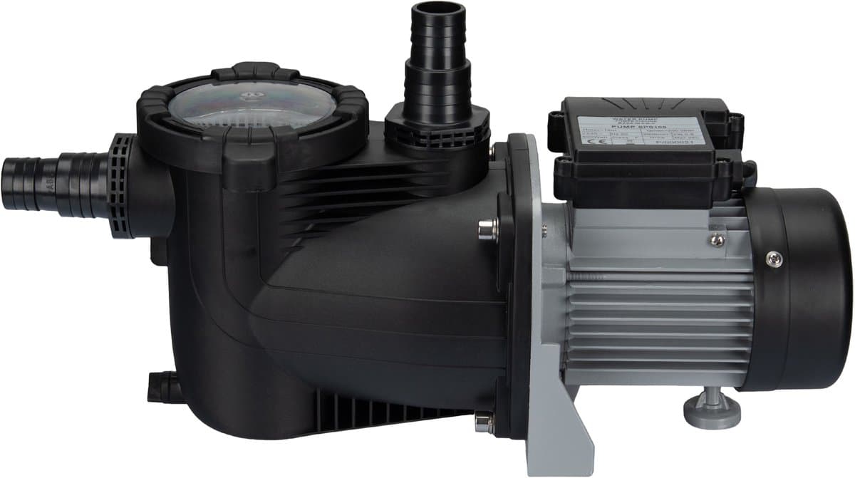 COIL Filterpompe Zwembad 12000 l/u – Circulatiepomp zwembad - zelfaanzuigend – 600W – Opvoerhoogte max. 8,5m - voor zwembaden tot 50m³