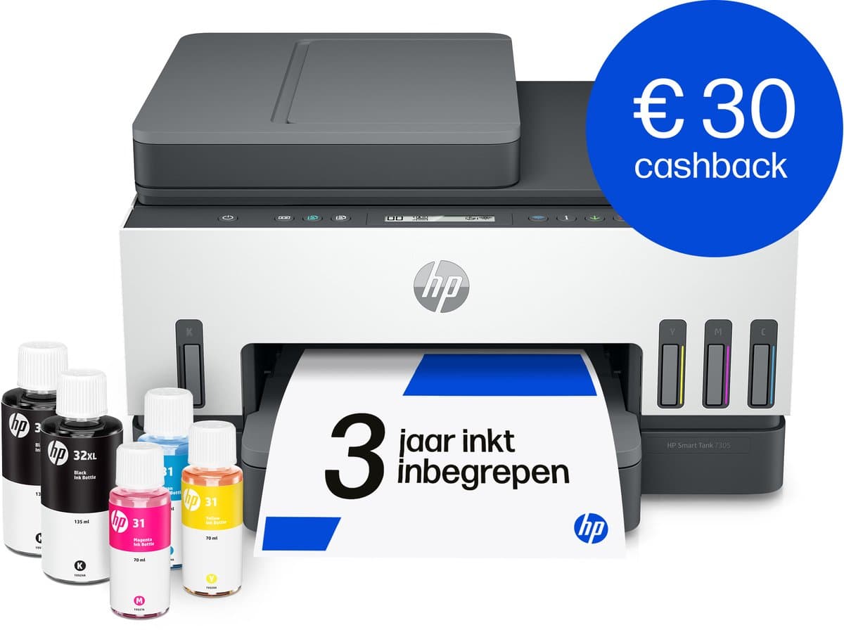 HP Smart Tank 7305 - All-in-One Printer - Inclusief tot 3 jaar inkt - Grijs