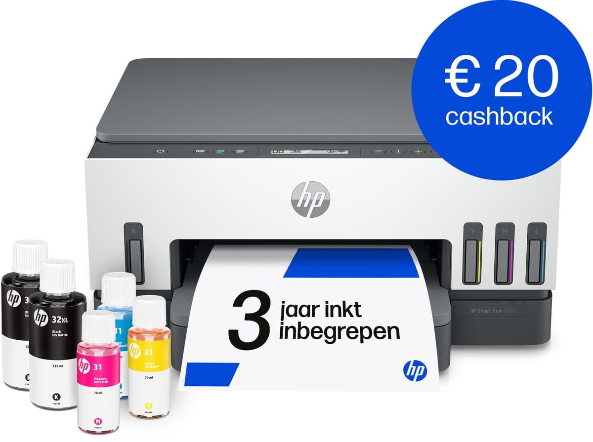 HP Smart Tank 7005 - All-in-One Inkttank Printer - Inclusief tot 3 jaar inkt - Grijs
