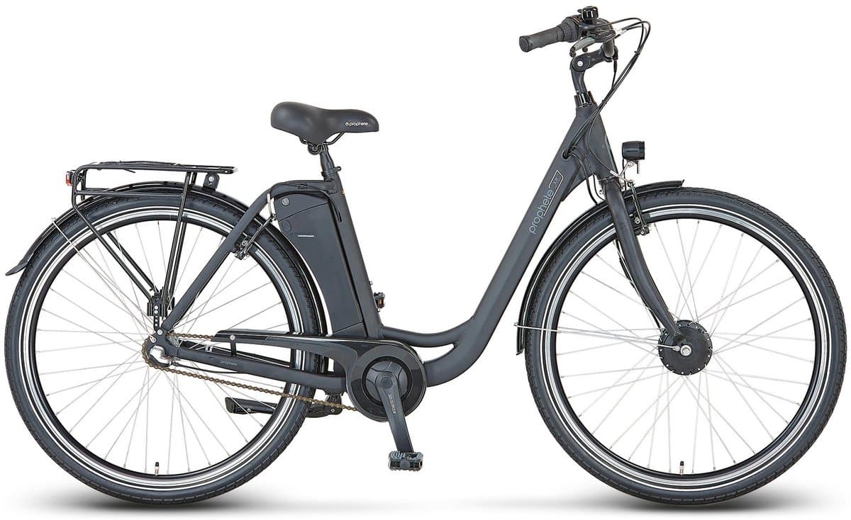 Prophete Geniesser 1.0, dames E-bike, City, 28", Nexus 3, 10.4 Ah, zwart
