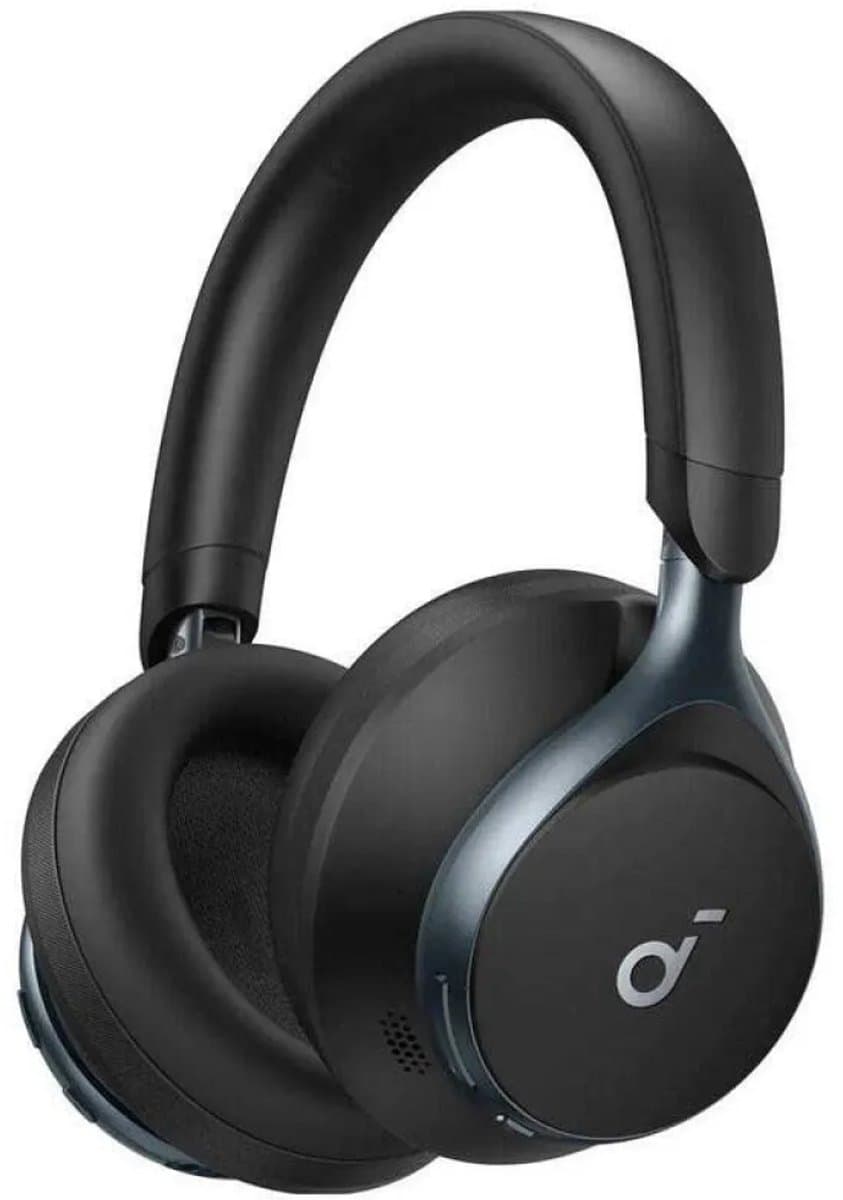 soundcore by Anker Space One Draadloze Over-ear Koptelefoon Zwart - Headphones - Active Noise Cancelling, Multipoint Connection, 55 uur accuduur, Bluetooth 5.3, LDAC, Hi-Res Certified