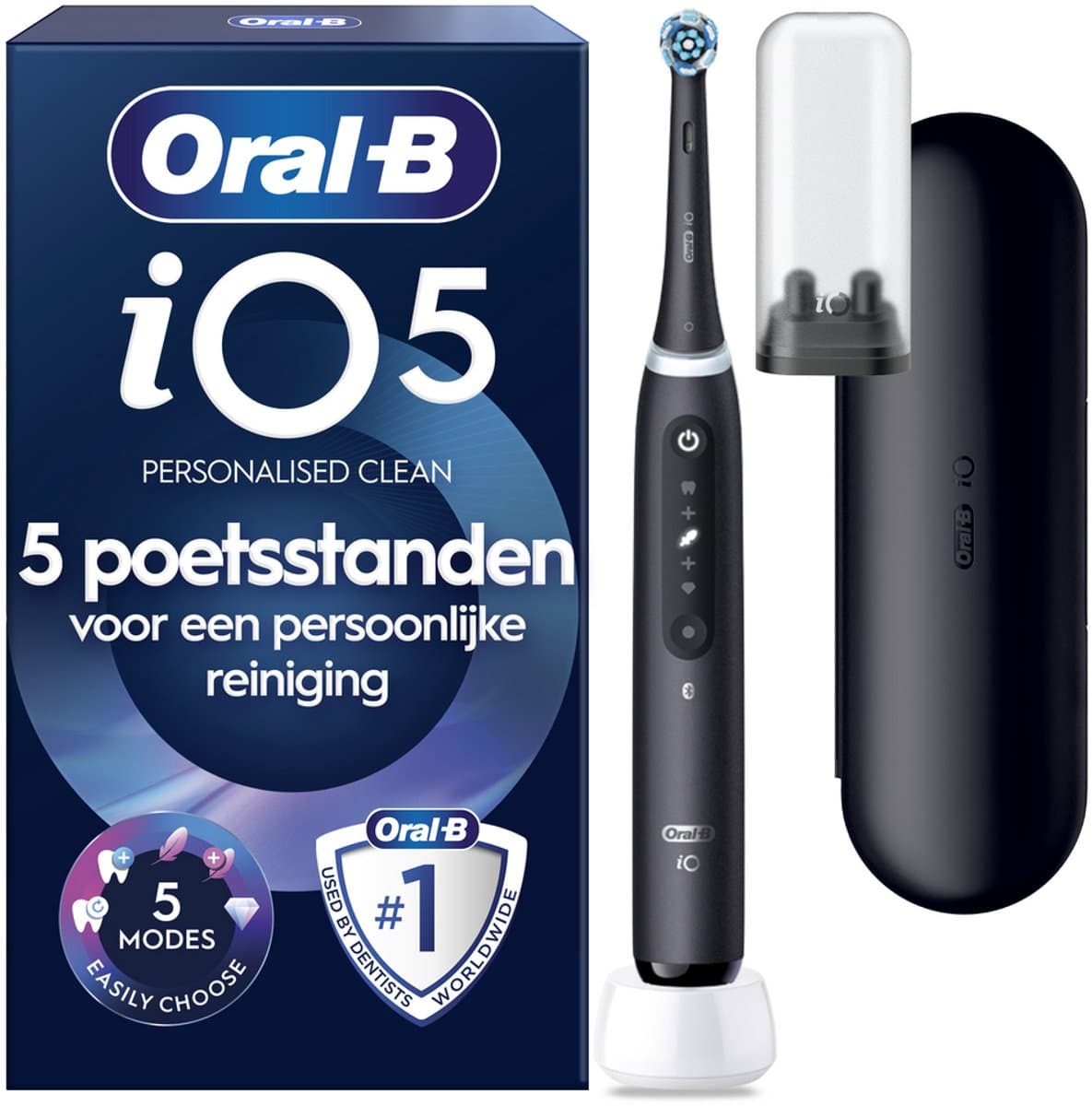 Oral-B iO 5N Elektrische Tandenborstel - Zwart