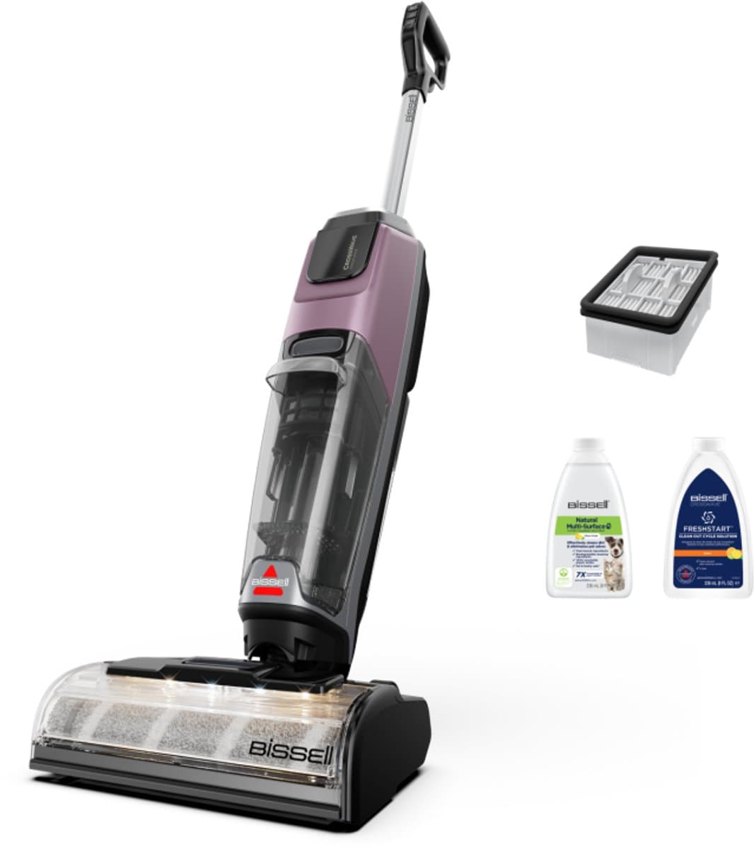 BISSELL CrossWave OmniForce EdgeFind Select Draadloze Steelstofzuiger met Dweilfunctie - 2-in-1 Stofzuiger & Dweil - Multi Surface Cleaner voor Harde Vloeren & Vloerkleden - PowerVac & PowerMop - 4330N