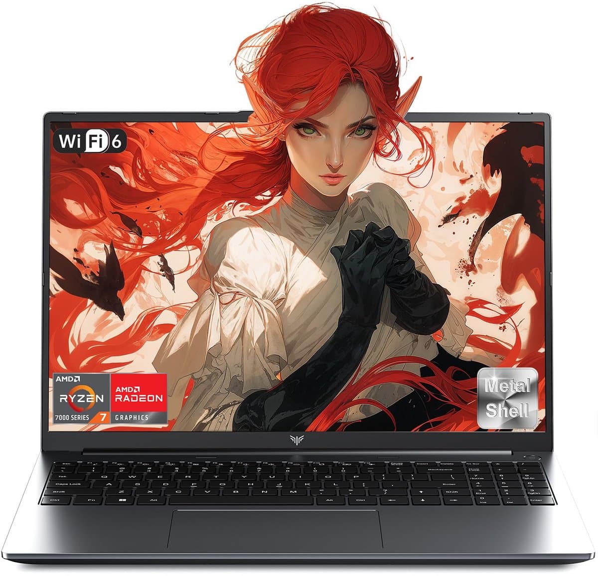 Acemagic - Gaming Laptop - 16 inch - AMD Ryzen 9 6900HX - Ryzen 680M - 512 GB SSD - 16 GB LPDDR5 RAM