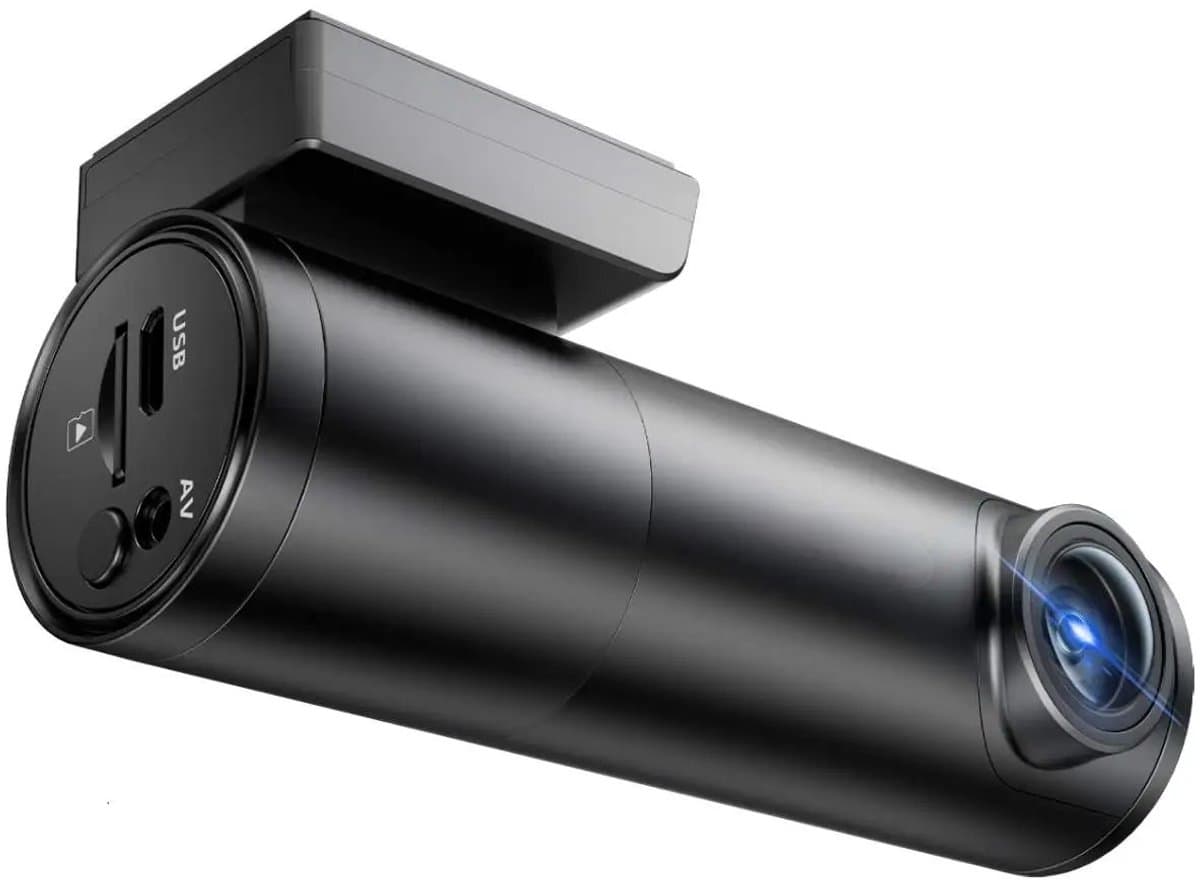 Dash Cam 1296P Camera met WiFi WDR Auto DVR 150 ° FOV App Controle Dash Camera Recorder Spraakbesturing 24H Parkeermodus