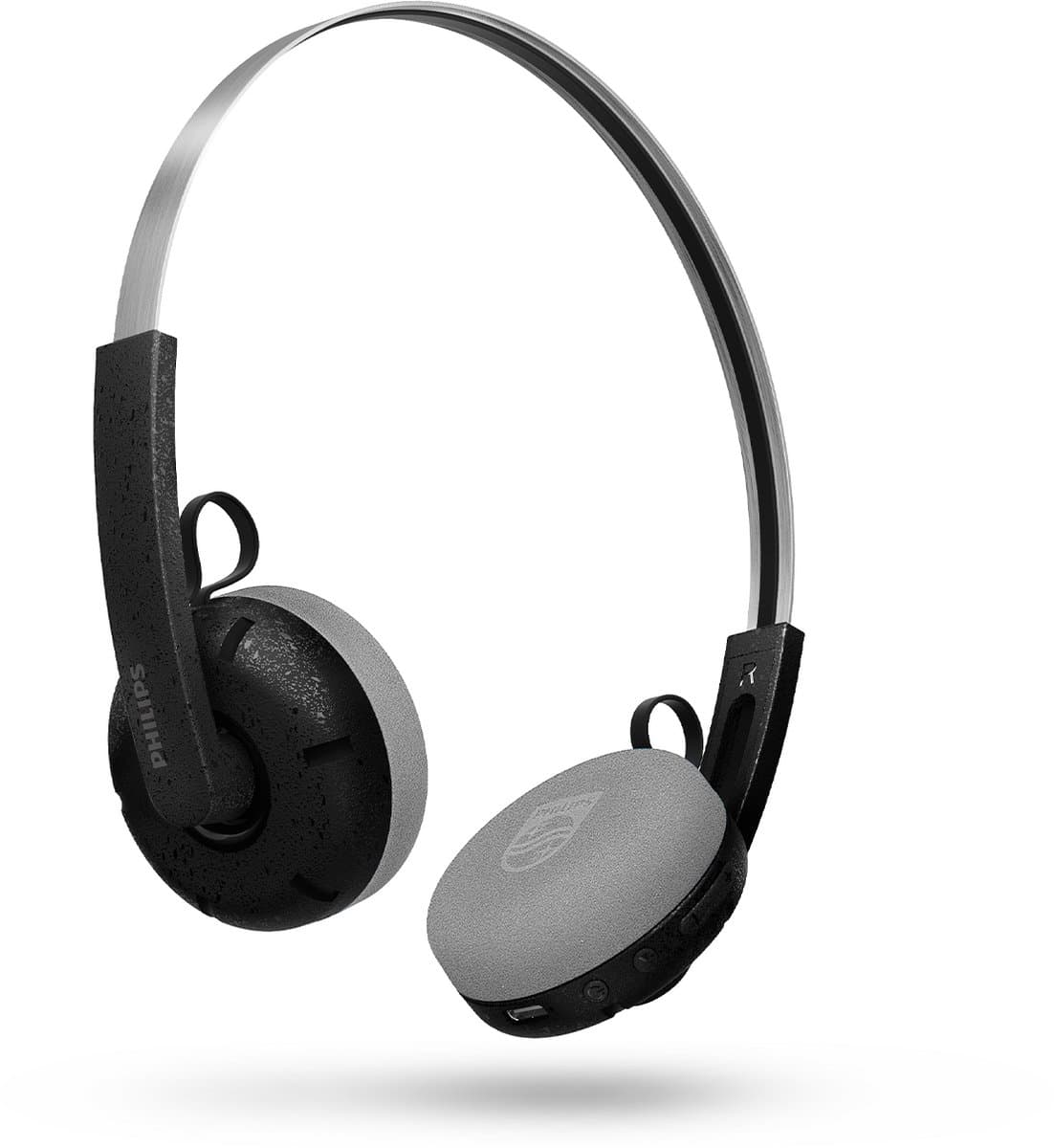PHILIPS CENTURY RANGE The Ringo TAH2000 Draadloze on-ear koptelefoon - multipoint aansluiting - Retro Look - Light Weight - Zwart