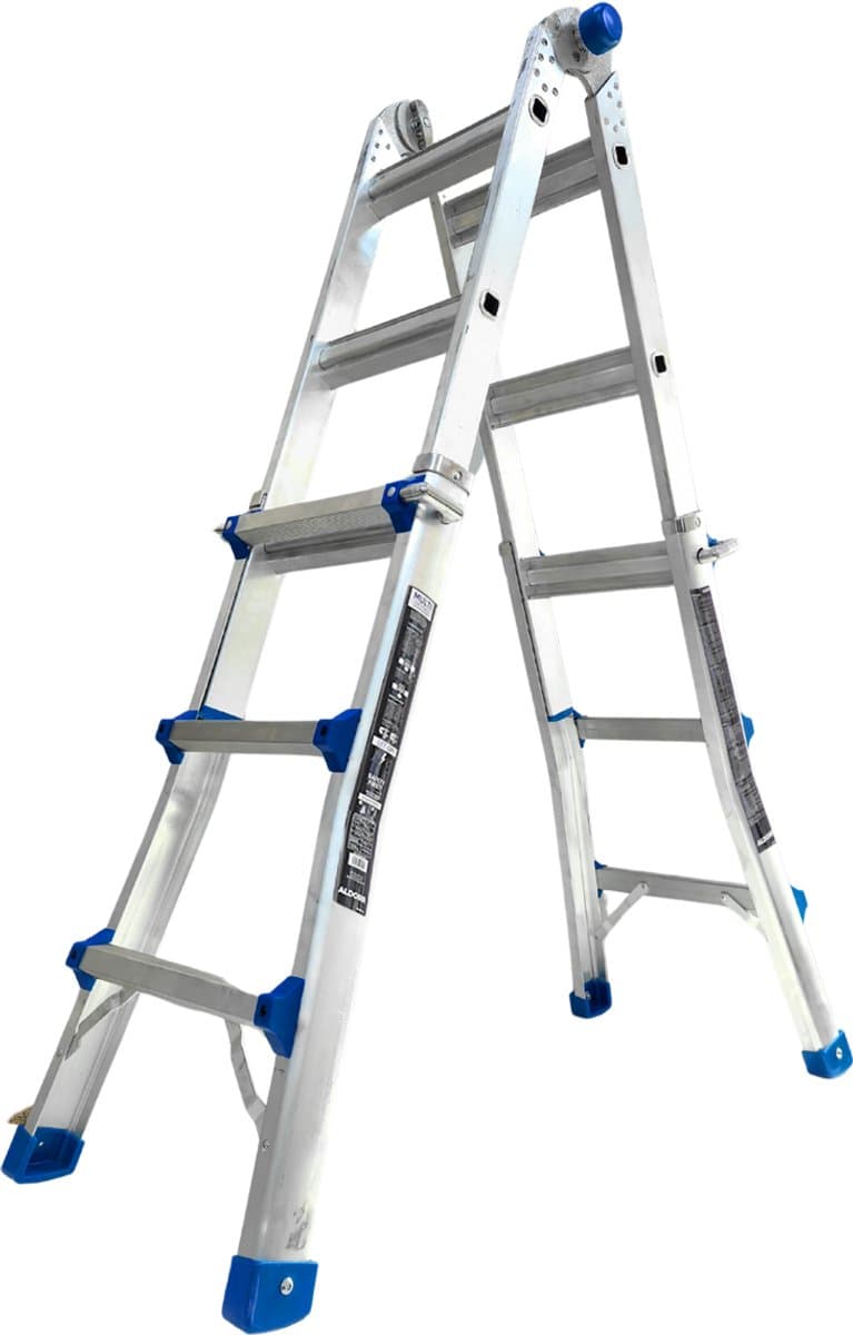 ALDORR Home - Multiladder Uitschuifbare Vouwladder 4x3 - 3,00 meter
