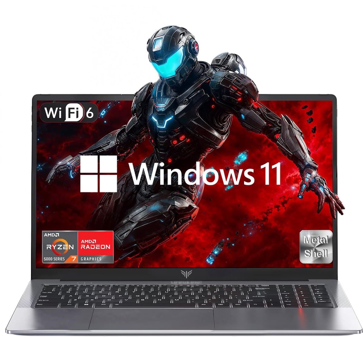 2025 AMD laptop - 15.6 inch Laptop met AMD Ryzen 7 5000 Serie (8C/16T, tot 4.3GHz) - 16GB RAM 512GB NVMe SSD Windows 11 Pro Laptop - Radeon RX Vega 8 graphics - WiFi 6