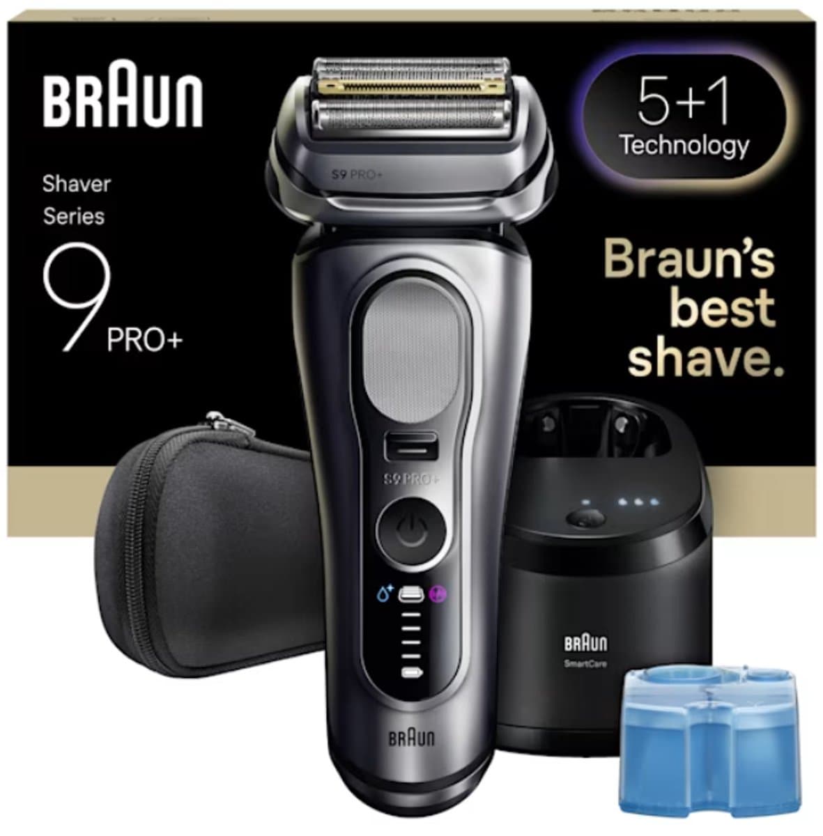 Braun Series 9 PRO+ Elektrisch Scheerapparaat - Pro SensoAdapt - SmartCare Center - 9667CC, Zilver