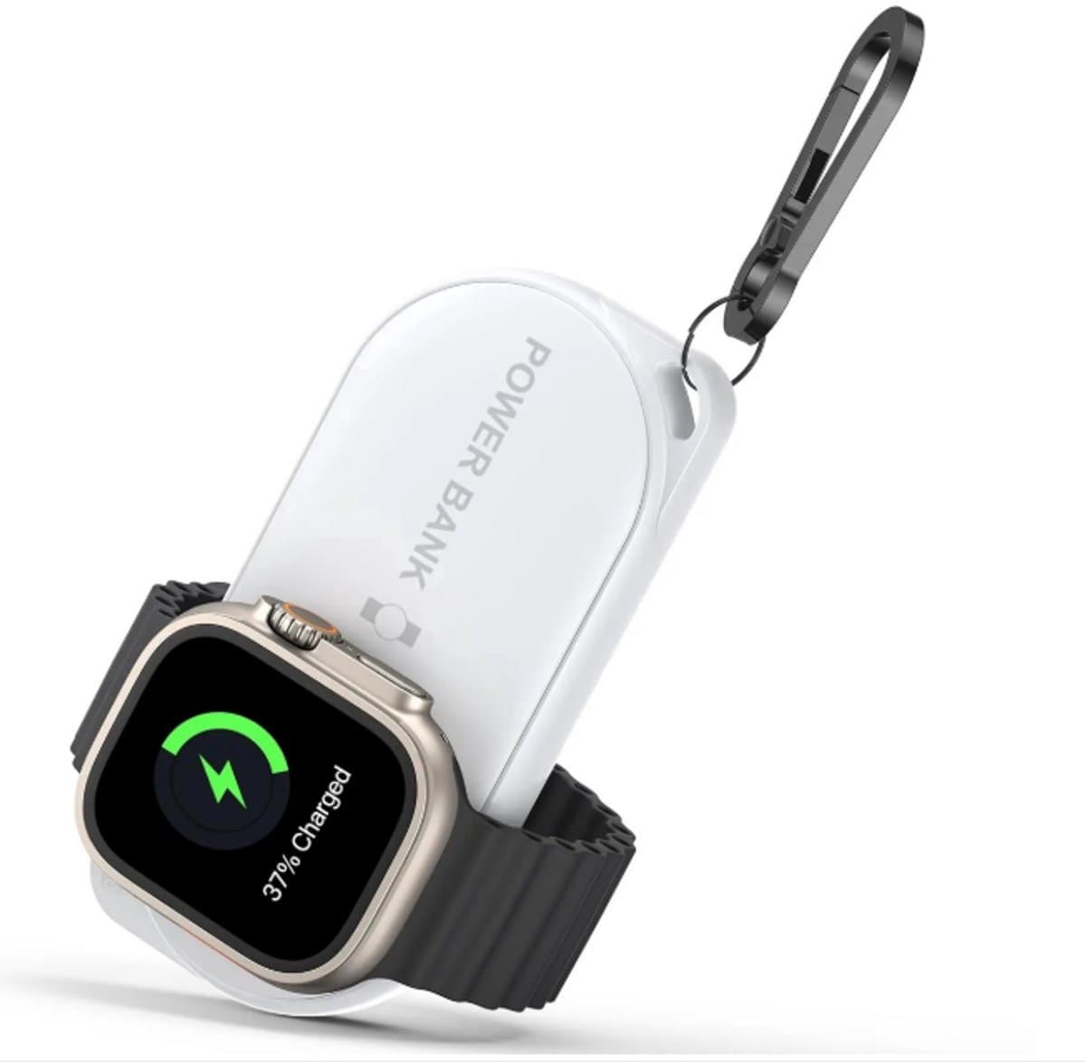 1200Mah Draagbare Draadloze Horloge Oplader Magnetische Sleutelhanger Draadloze Power Bank Reizen geschikt Voor Apple Watch 9/8/Ultra