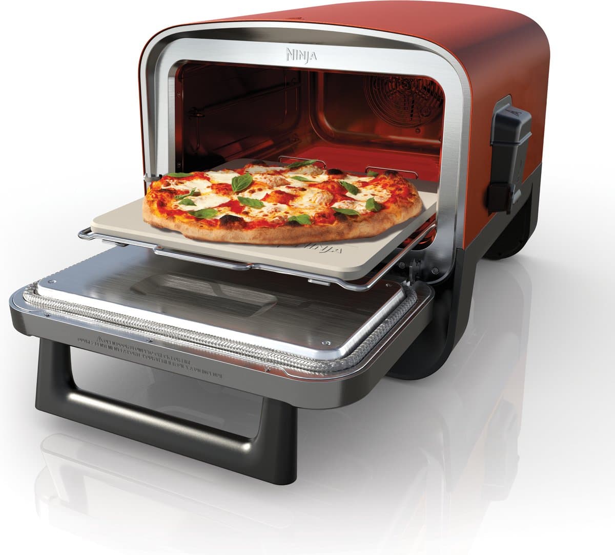 Ninja Woodfire 8-in-1 Elektrische Buitenoven, Pizzaoven en BBQ-rookoven - OO101EU