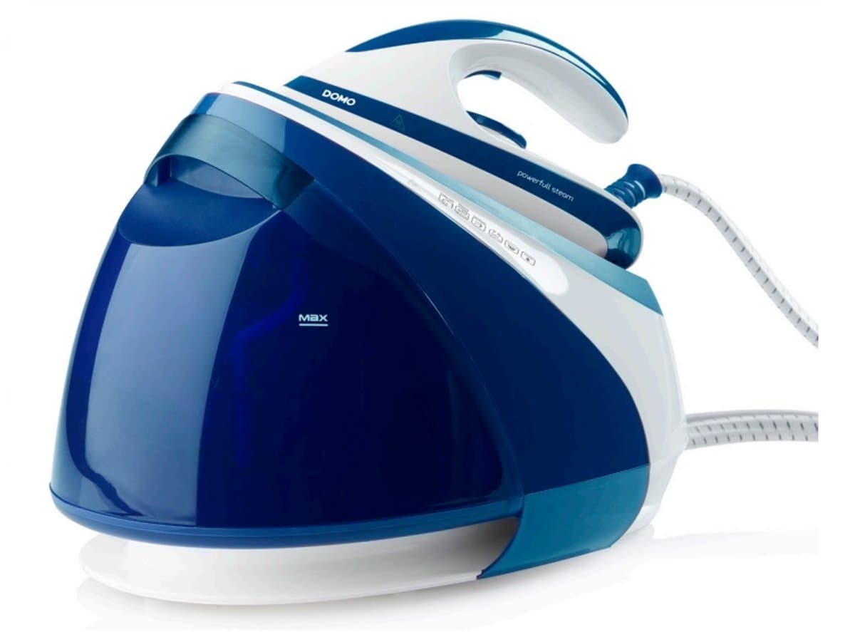 DOMO DO1022S Stoomgenerator - 7,5 bar - 1,8 L - 3000 W - Wit/Blauw