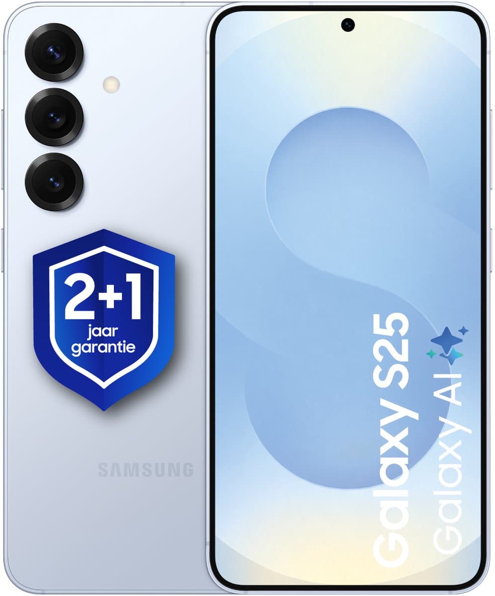 Samsung Galaxy S25 5G - 128GB - Icy Blue + 1 jaar extra garantie