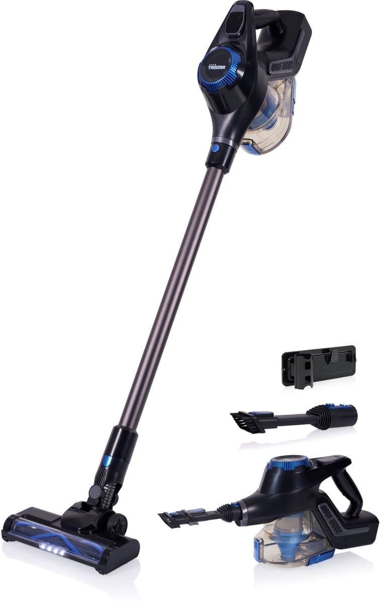 Tristar SZ-2390 Draadloze steelstofzuiger - Verlengde reinigingstijd - LED-verlichting - 250 W