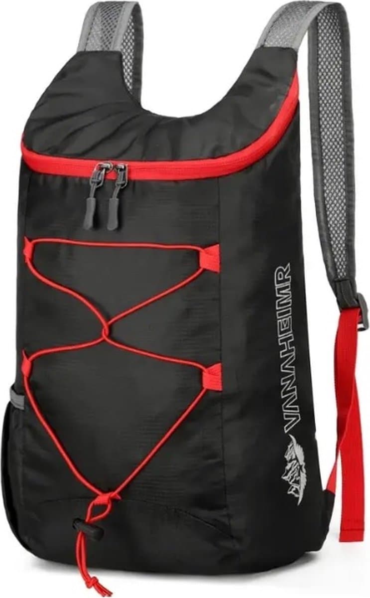 Rugzak 20 liter - Wandelrugzak - opvouwbaar - lichtgewicht - waterafstotend - ultralicht Backpack - Zwart