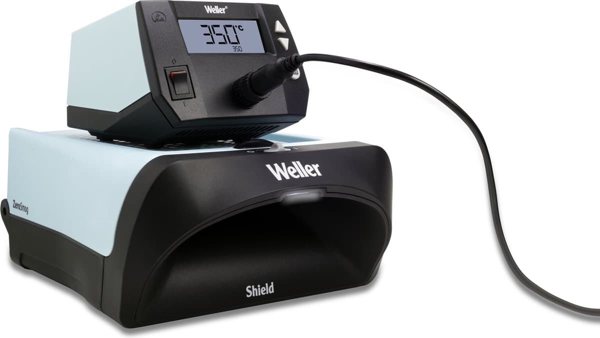 Weller WE 1010 ZeroSmog Shield Kit - Soldeerstation Digitaal 70W - Soldeerdampafzuiging 20W - 230V