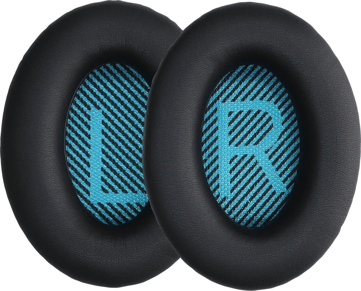 kwmobile 2x oorkussens geschikt voor Bose Soundlink Around-Ear Wireless II - Earpads voor koptelefoon in zwart