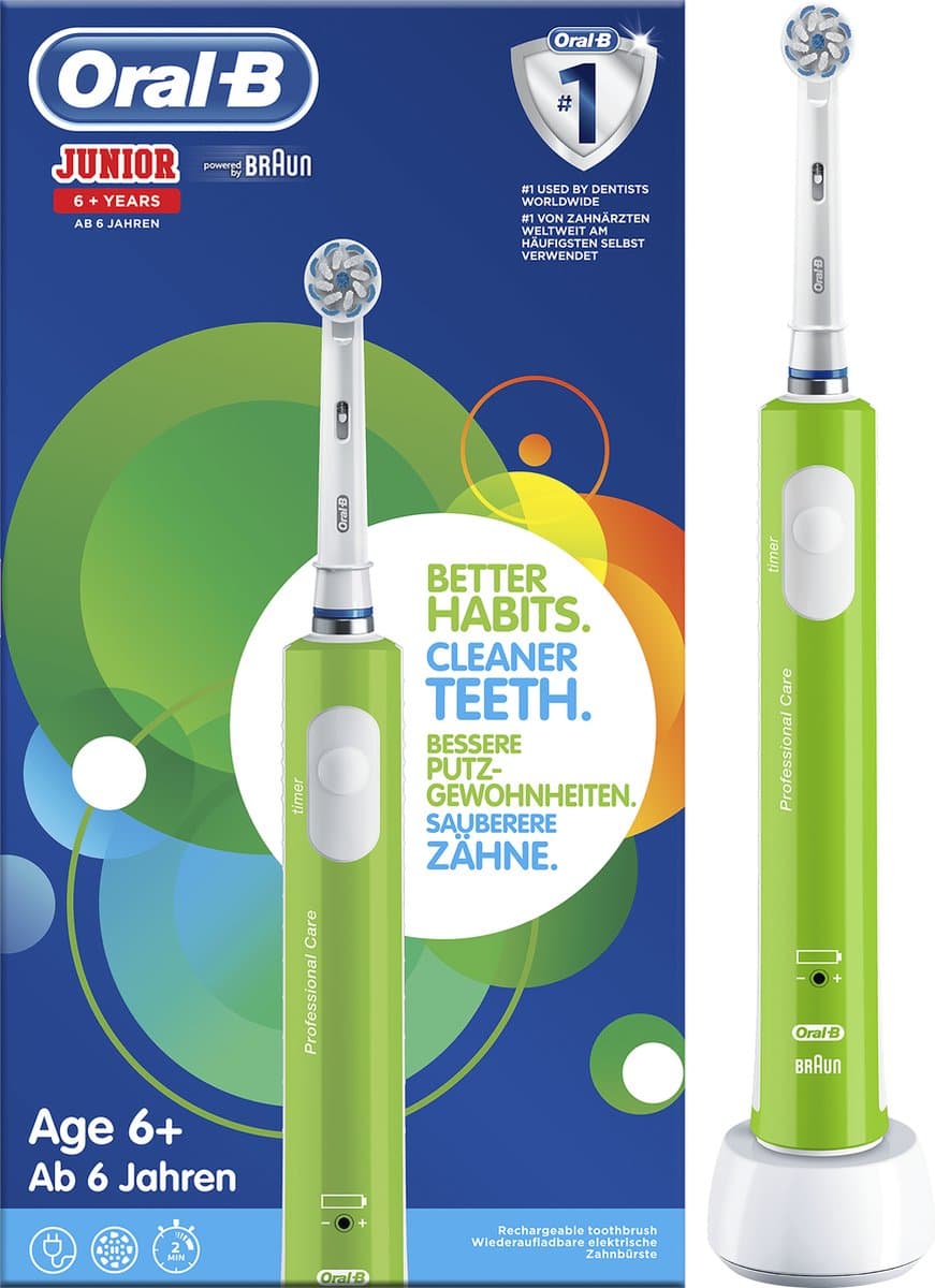 Oral-B Junior - Elektrische Tandenborstel - Groen