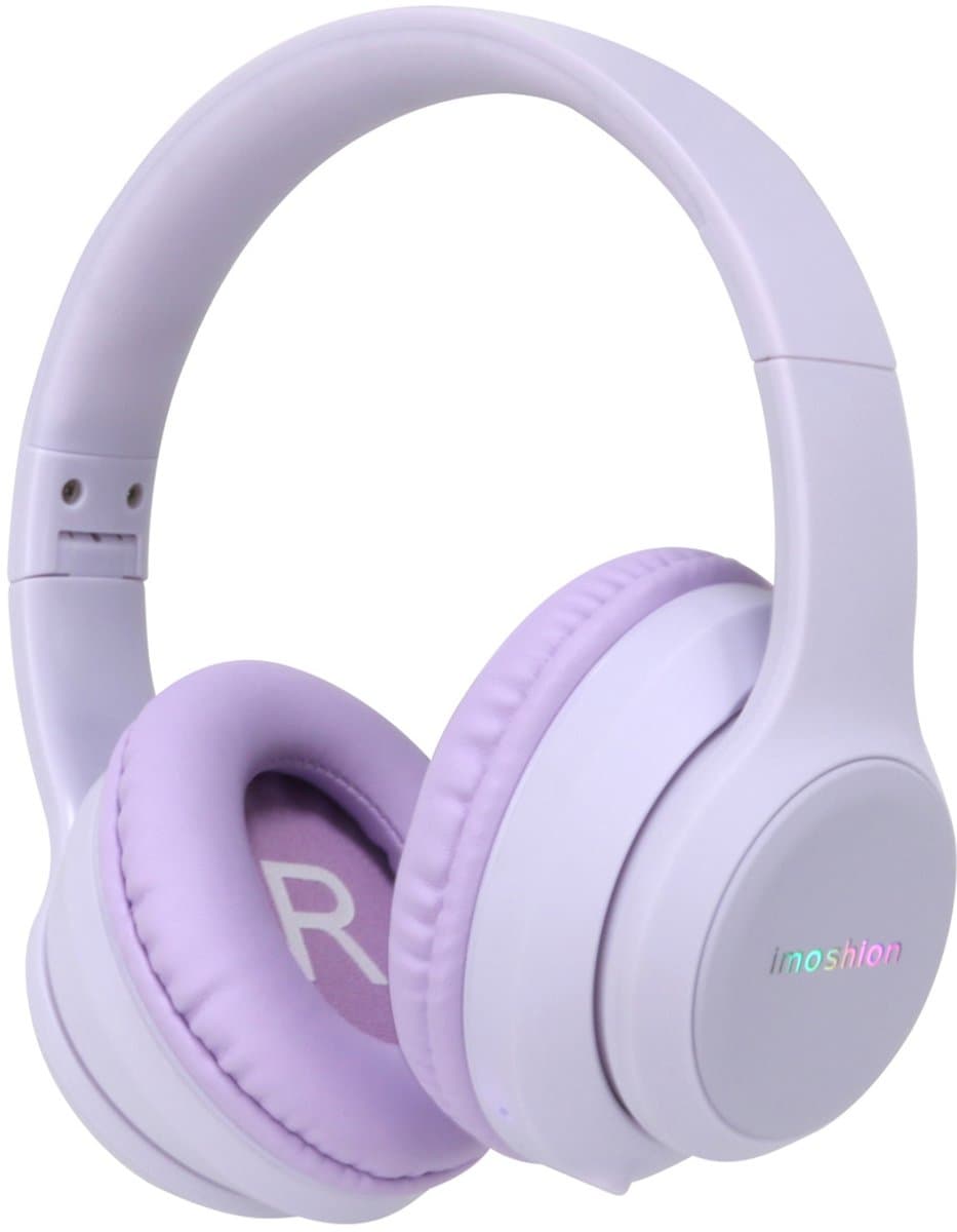 imoshion Kinder Koptelefoon LED - Bluetooth en Decibelbegrenzer - Draadloze Koptelefoon Kinderen