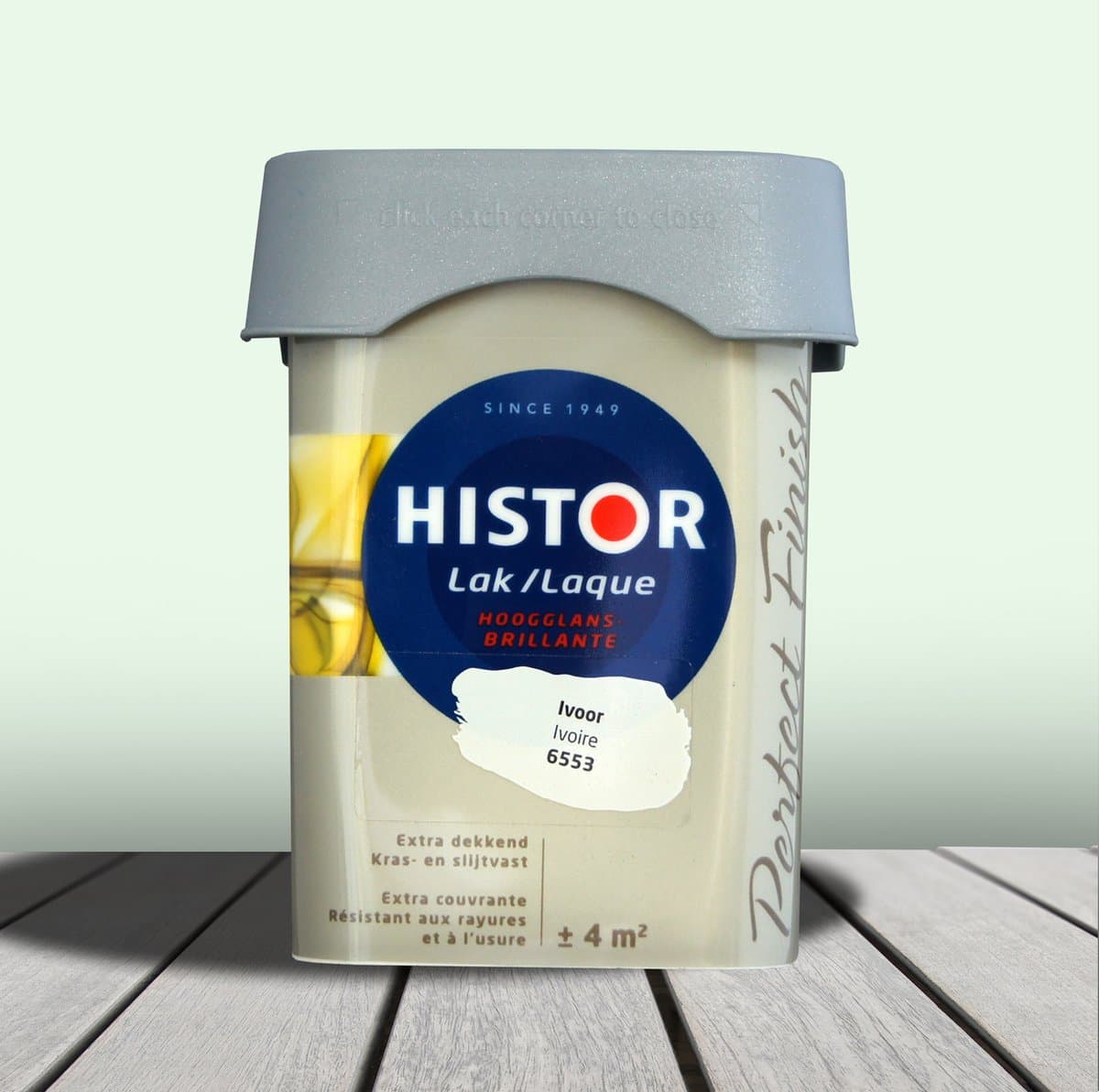 Histor Perfect Finish Lak Hoogglans 0,25 liter - Ivoor