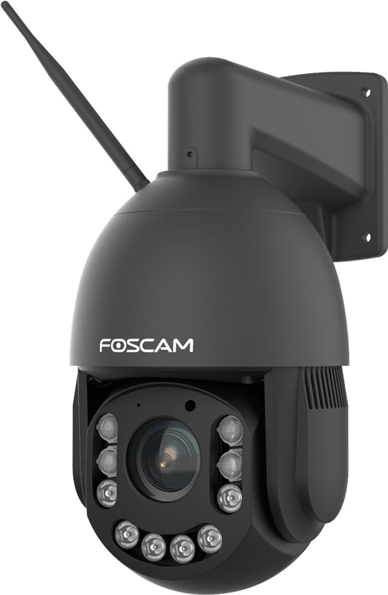 Foscam SD4H Beveiligingscamera - Buitencamera - 2K - Nachtzicht 200m - PTZ - Dual-Band - WiFi - 4MP - Zwart