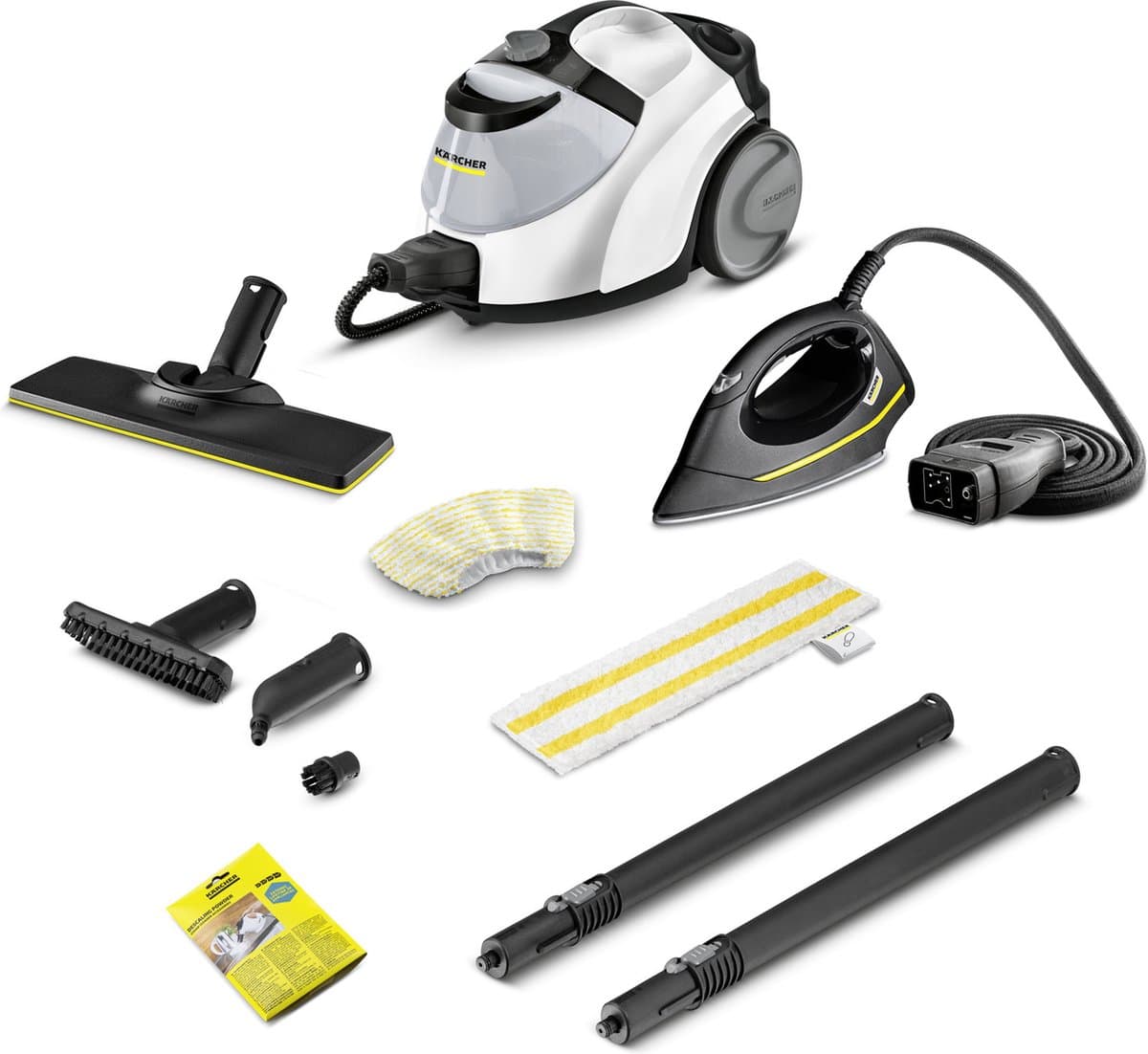 Kärcher SC 5 EasyFix Premium Iron stoomreiniger - Inc. strijkijzer - VapoHydro functie - 4.2 bar - Geschikt voor oa. badkamer - vloeren - opfrissen van tapijt - verwijdert vlekken zonder reinigingsmiddel