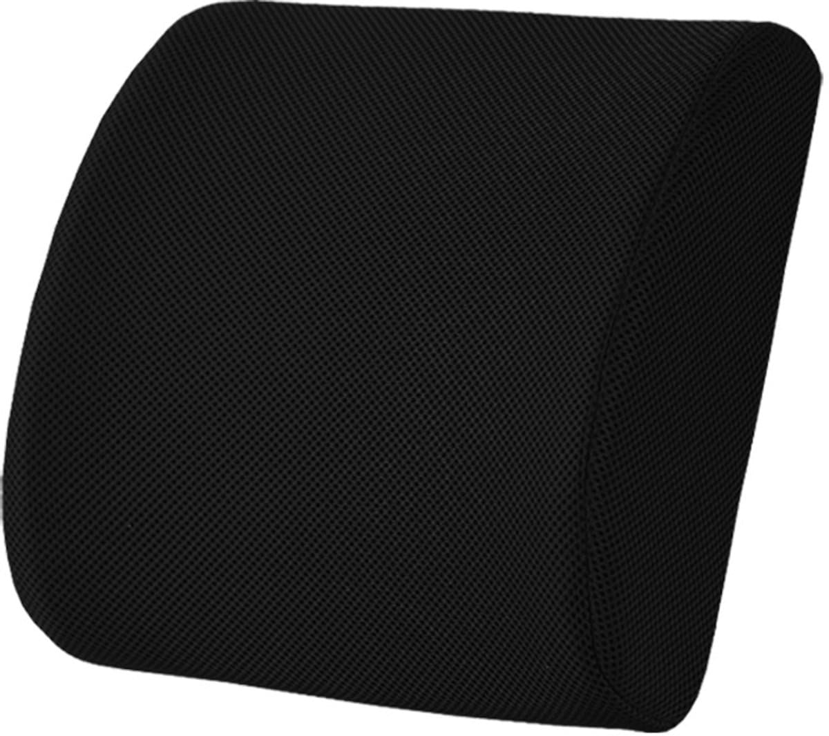 1stuk - Rugkussen - Ergonomisch -Rugkussen Auto - Best Life Rugkussen - Rugsteun Onderrug - Lendekussen - Lendensteun - Thuiswerken - Geschikt Voor Auto - Bureaustoel - Bank en Bed - zwart