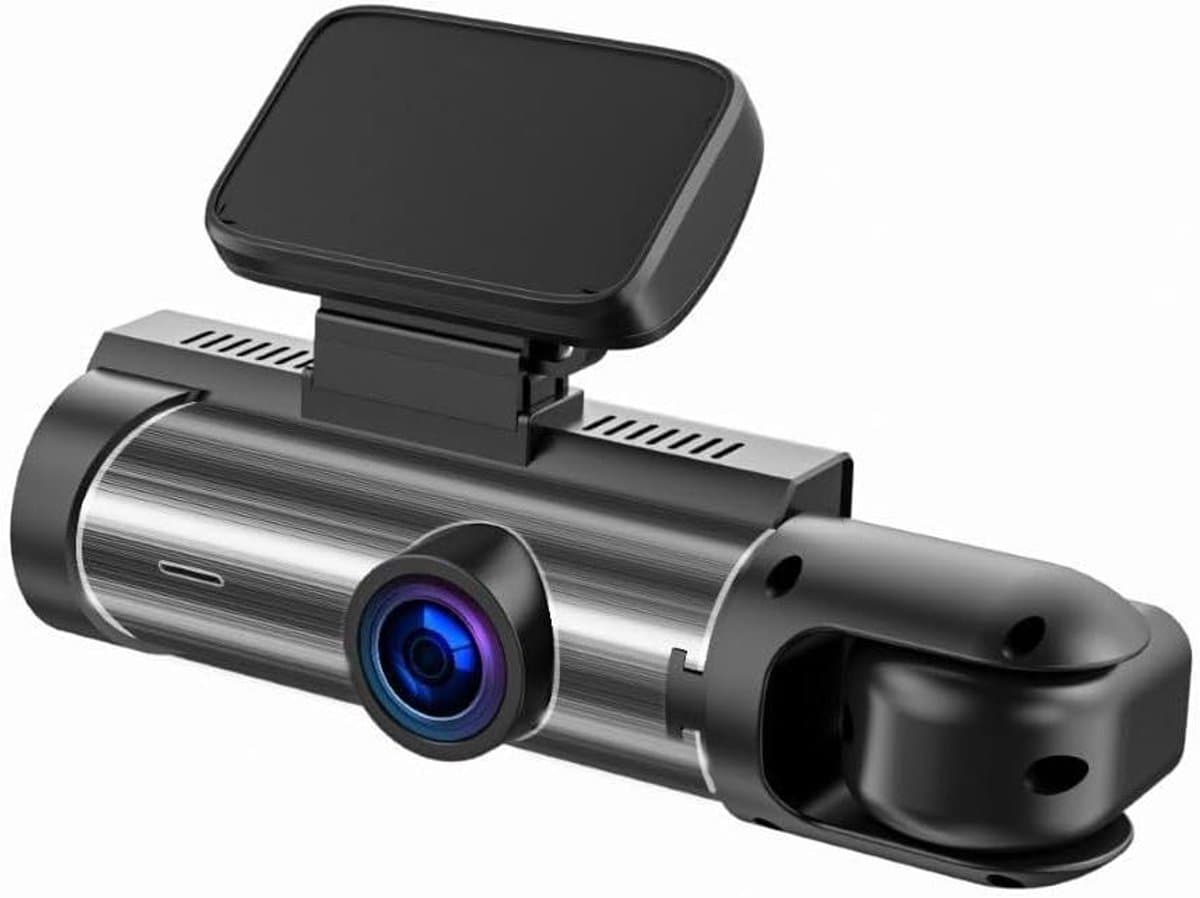Dubbele Dashcam - Auto Camera - Voertuig Bewaking - Wifi Connectiviteit - 1080p Full HD - Zwart