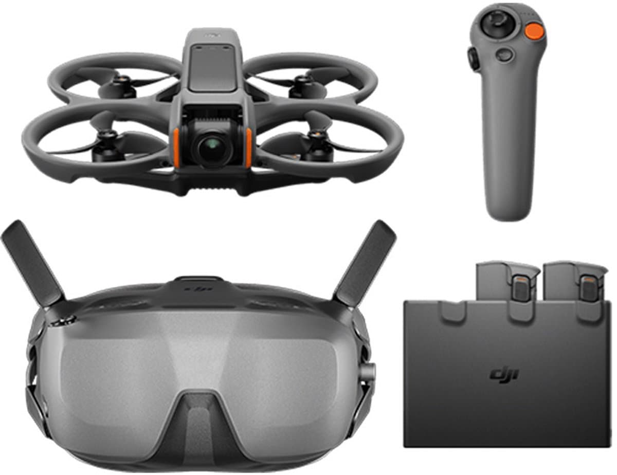 Dji Avata 2 Fly Smart Combo Drone Voor Dji Drones Met 3 Accu's Inbegrepen