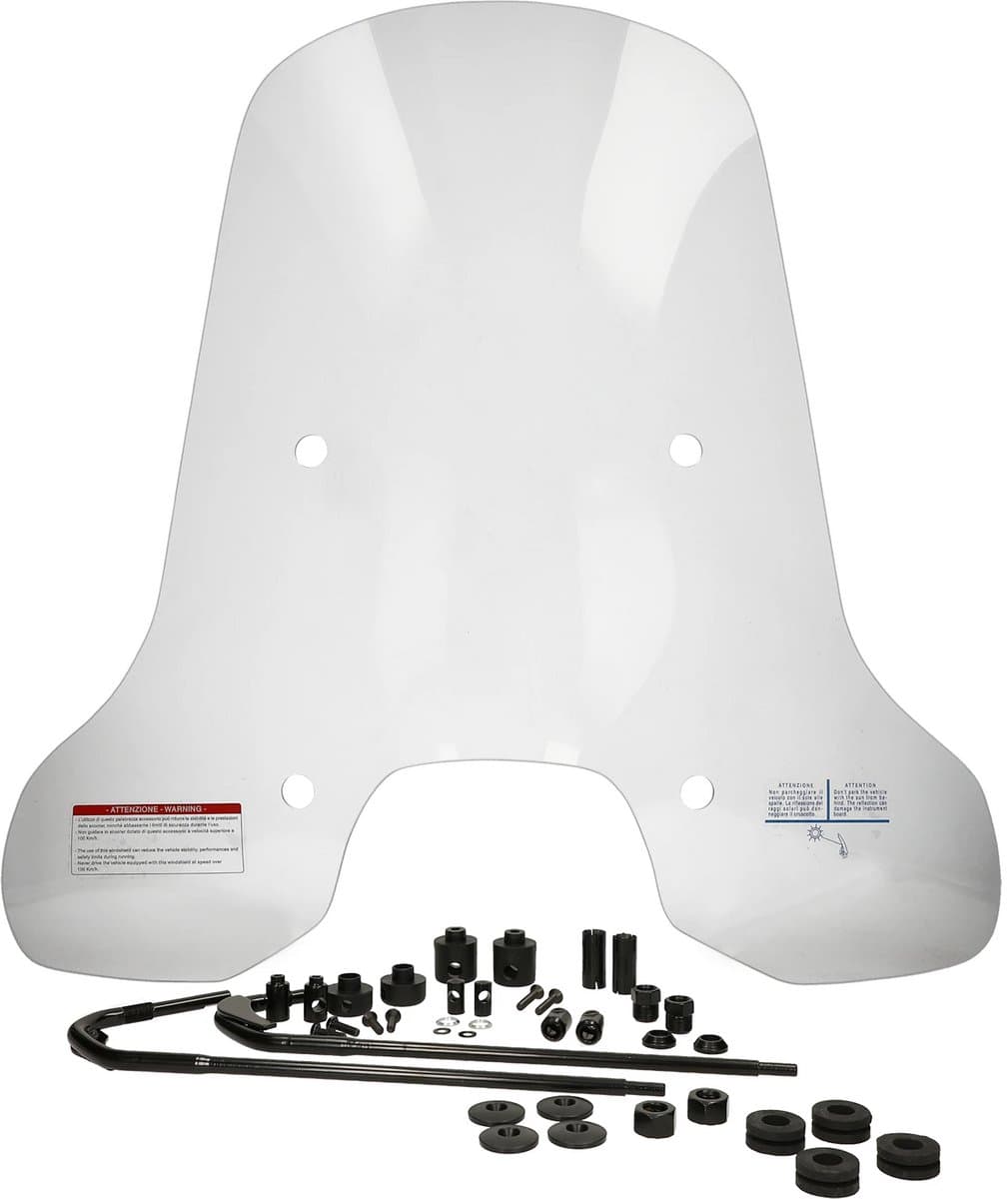 Mezoly Windscherm Vespa Sprint hoog transparant