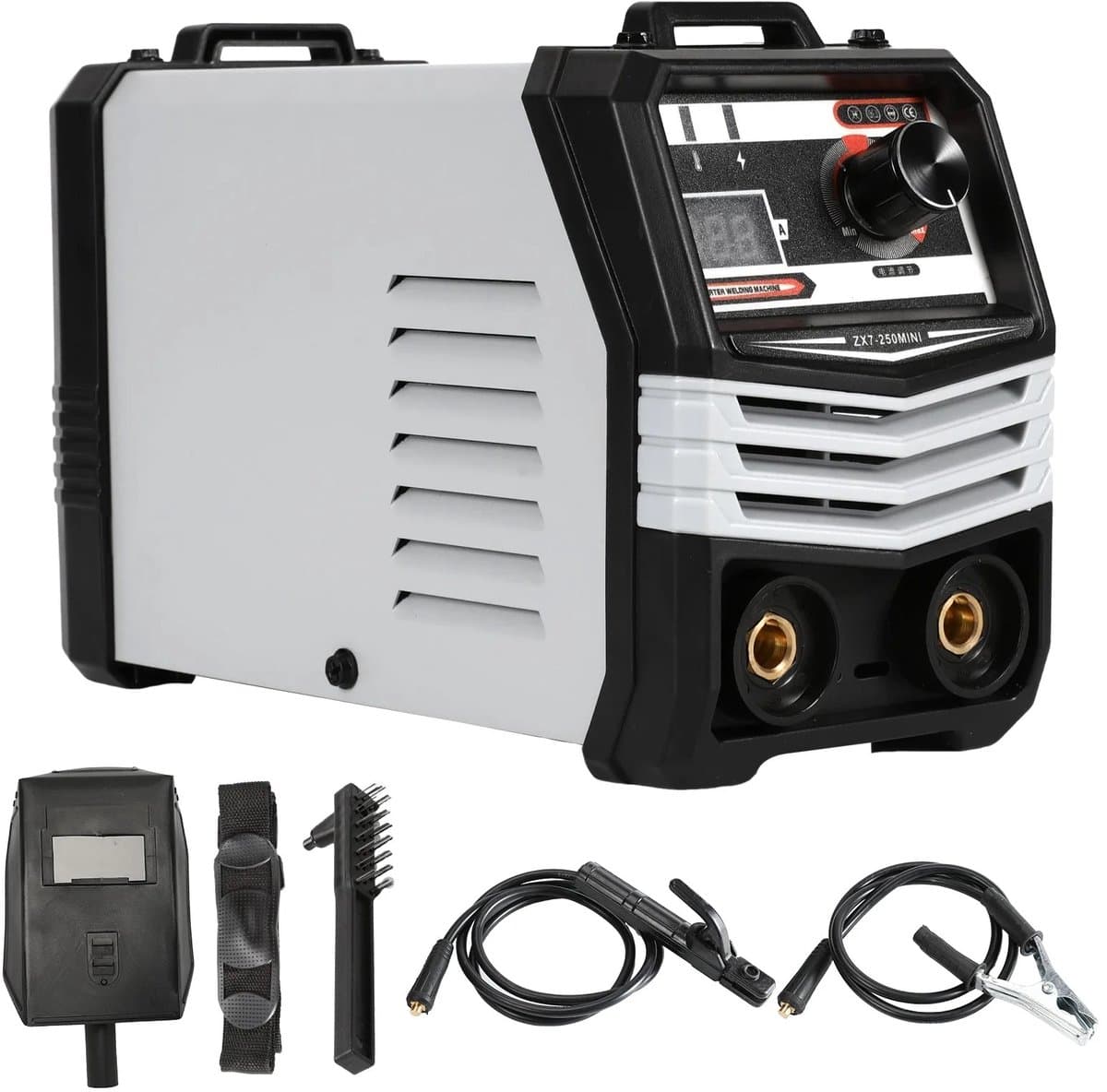 DIMICO - Lasapparaat met digitaal display - Draagbare elektrische lasmachine - 220V - Elektrode van 1,6 tot 3,2 mm - 4000W