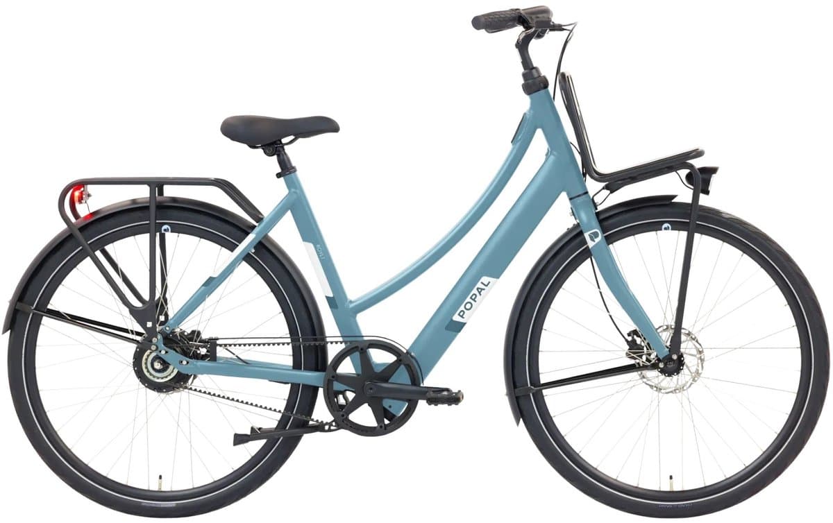 Popal Royl1 Elektrische Fiets - E-bike 28 Inch - Damesfiets 53 cm - Hydraulische schijfrem - 360 Wh Accu - Blauwgroen