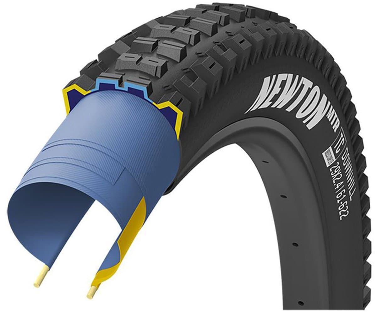 Goodyear Newton Mtr Dh 27.5´´ Tubeless Mtb-band Zwart 27.5´´ / 2.40