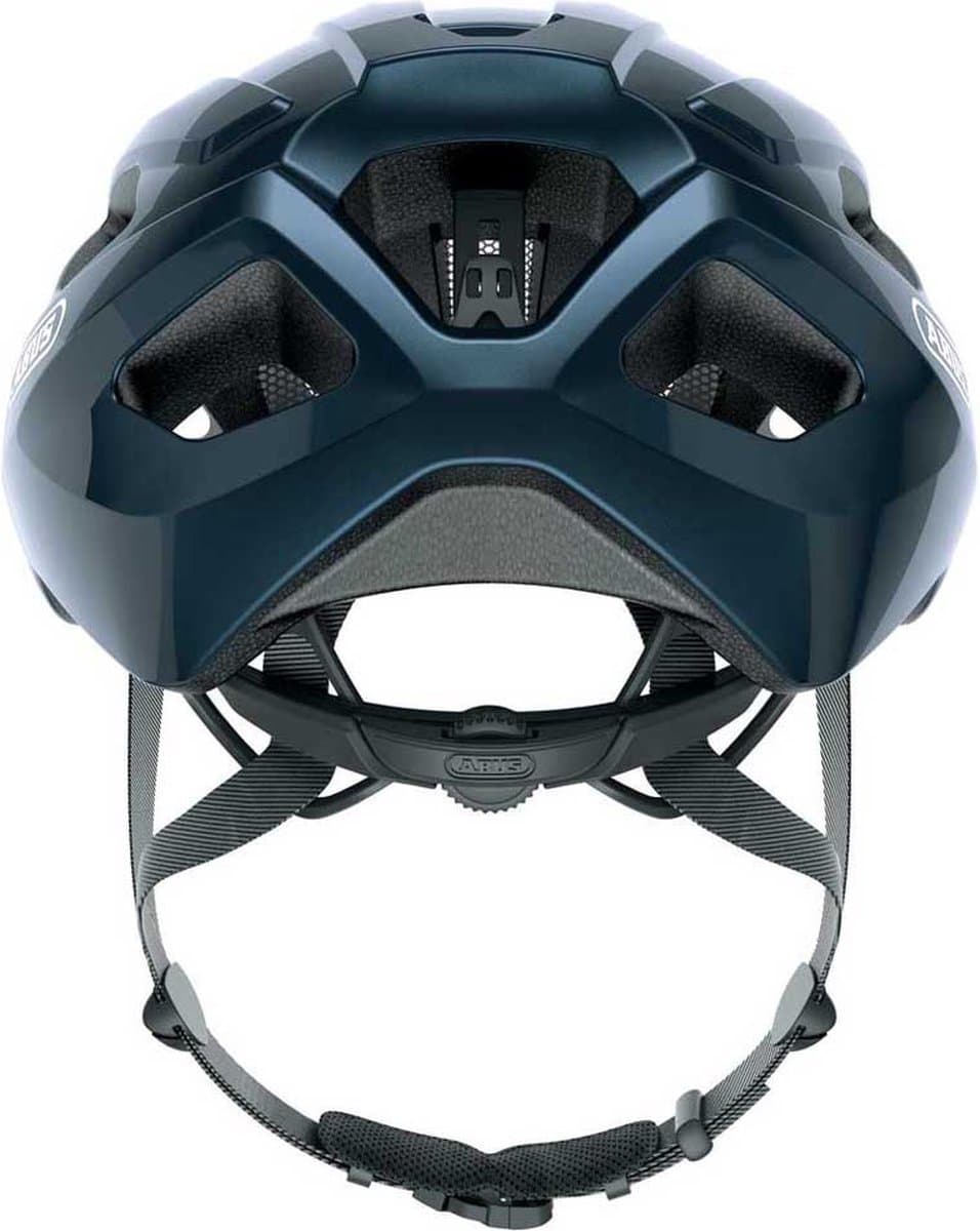 Fietshelm ABUS MACATOR midnight blue S - 51-55 cm - blauw - Geschikt voor gebruik op elektrische fietsen - stadsfietsen - 280 g