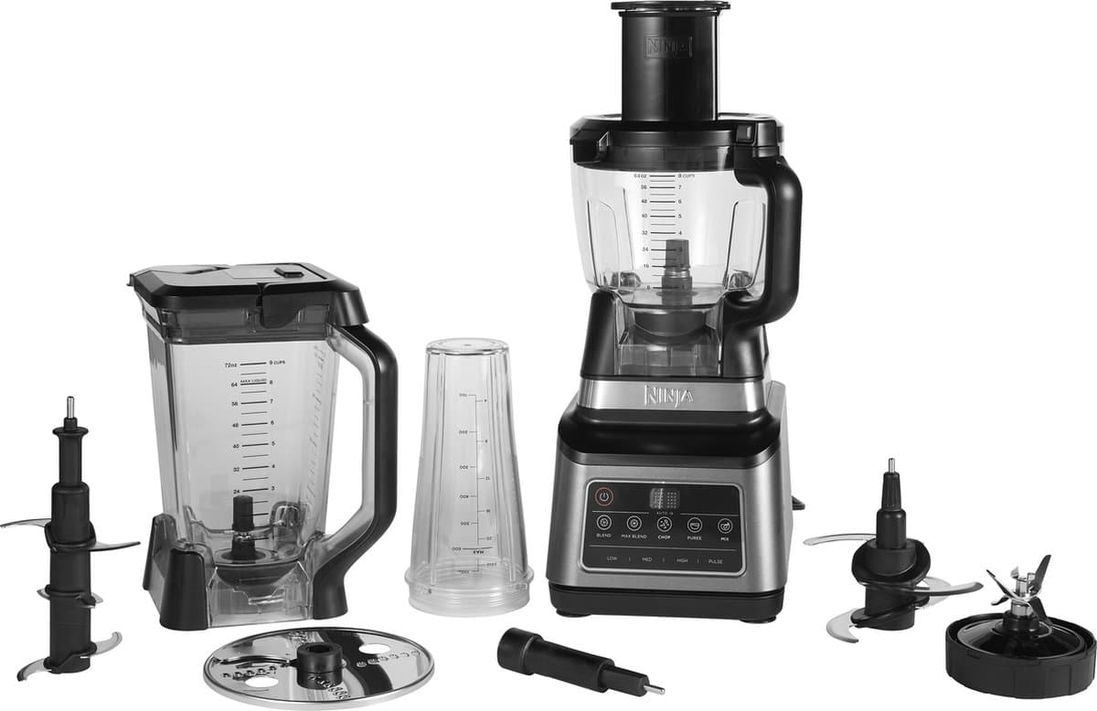 Ninja Foodi 3-in-1 Foodprocessor en Blender - 1200 W - 2.1 Liter - IJsCrusher - Auto iQ - BN800EU