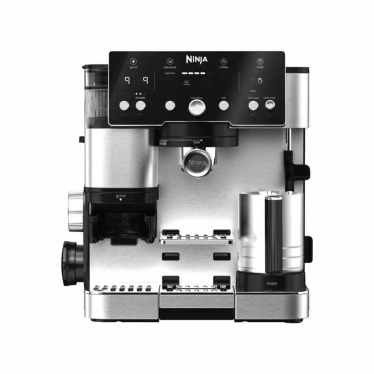 Ninja Luxe Café Essential 2-in-1 Espressomachine en Filterkoffiezetapparaat met Melkopschuimer - ES501EU