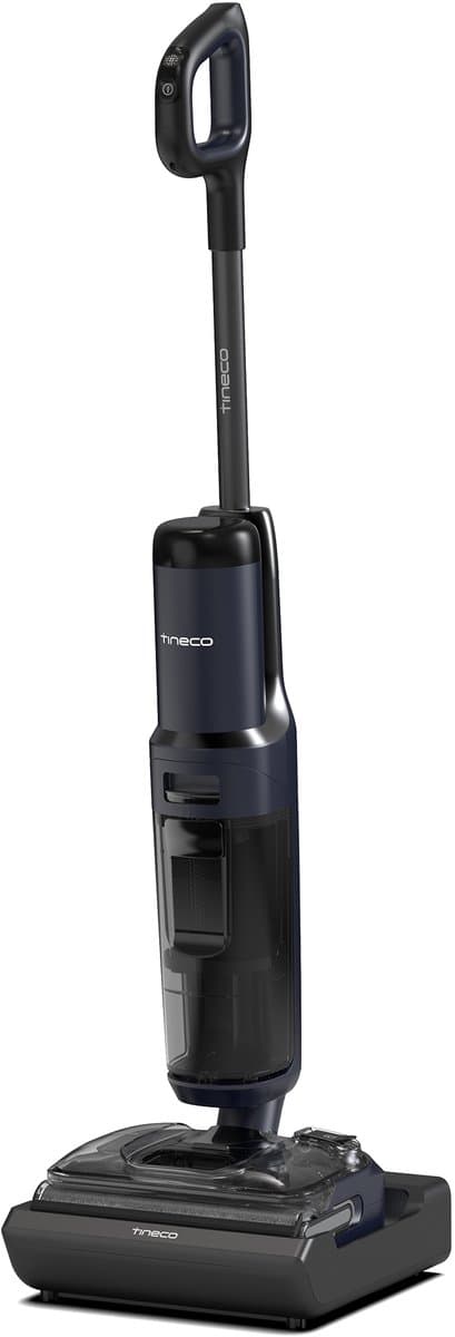 Tineco Floor One S7 Stretch - Nat en droog stofzuiger en dweil - 180° Lay-Flat - 85°C 5 Min Zelfschoonmaak routine - 50 minuten accu - DualBlock Anti-Tangle - Dual Edge Schoonmaak methode - Schoonmaken onder meubels