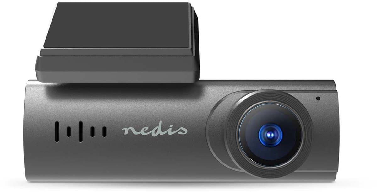 Nedis Dashcam – 1080p Full HD – Voor Auto – WiFi – Nachtzicht – Looprecording - 128GB - Vaderdag Cadeau