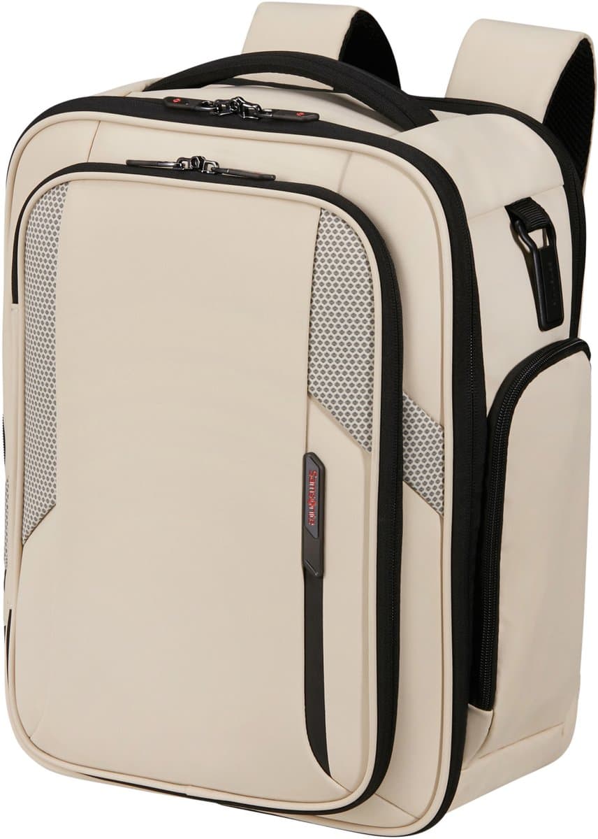Samsonite Rugzak - Glazed Underseat Backpack S 30 x 40 x 20 cm - 15,6 inch - Sandstone - 25 l