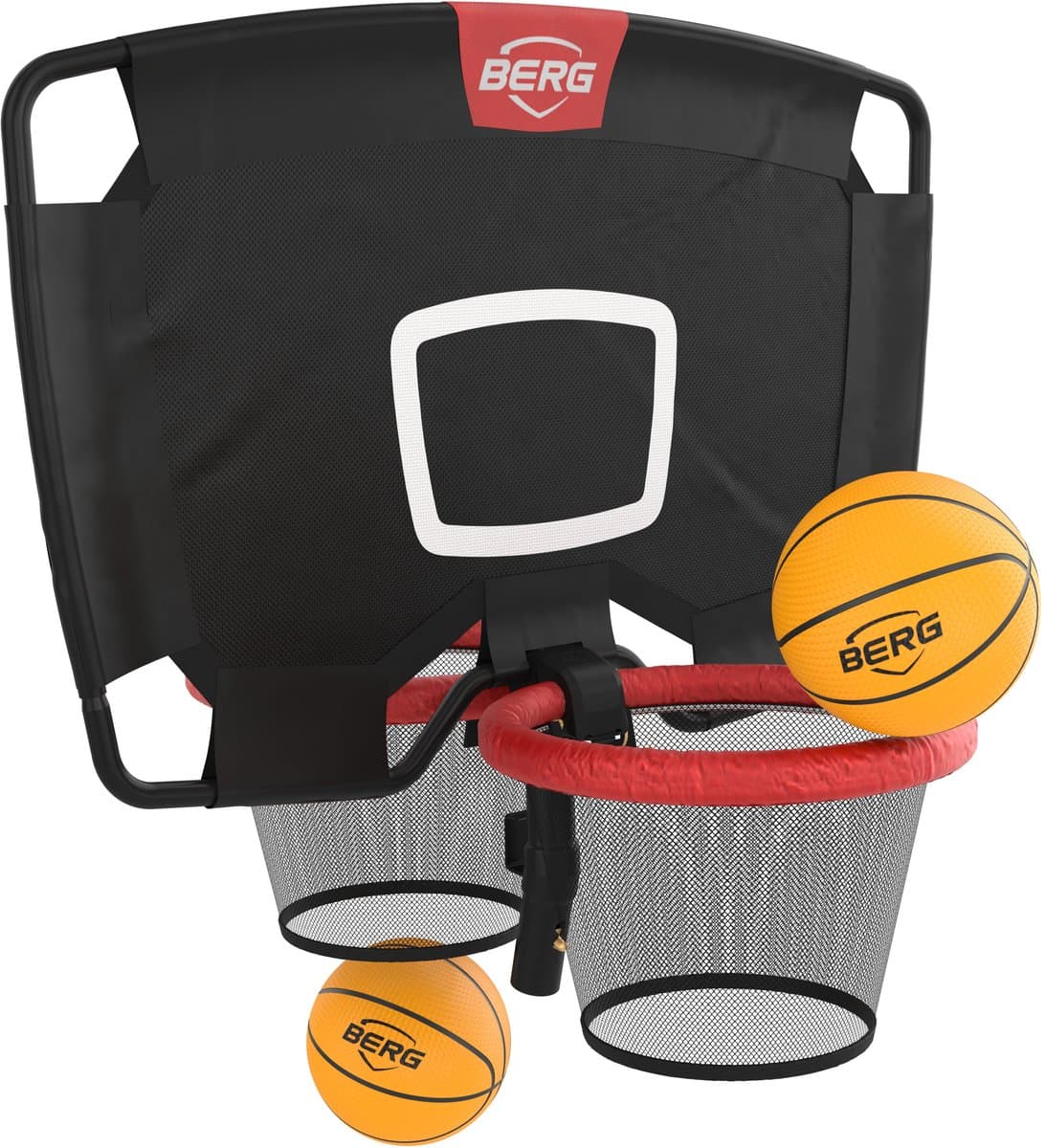BERG Basketball TwinHoop - Trampoline basketbalringset voor BERG Trampolines