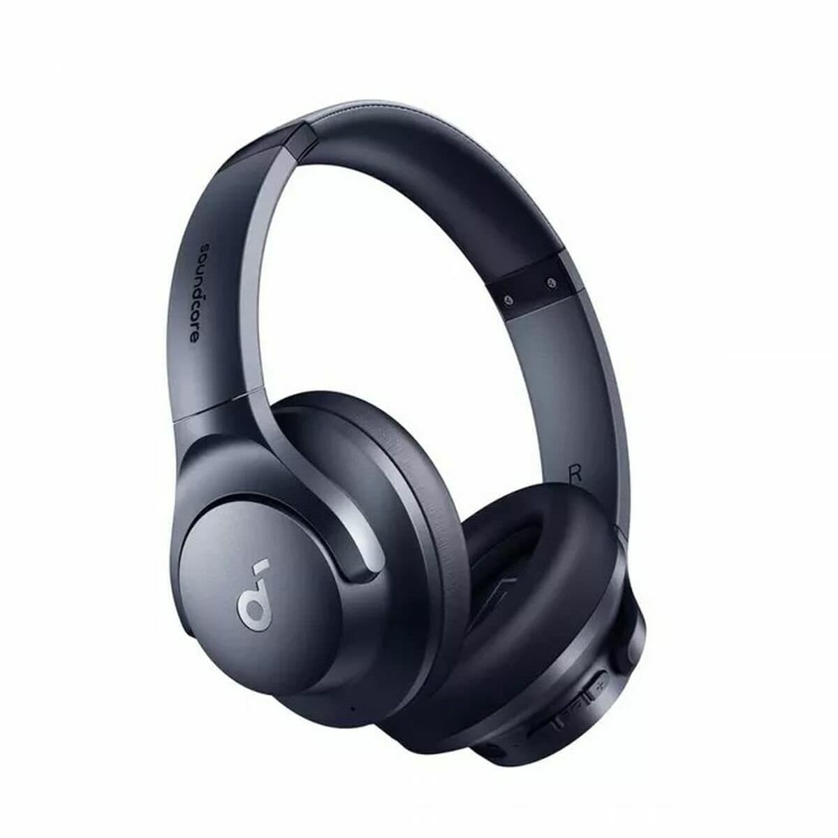 Soundcore Q20i by Anker, Draadloze Bluetooth over-ear hoofdtelefoon met hybride actieve ruisonderdrukking, 40 uur speeltijd in ANC-modus, Hi-Res audio, diepe bas, personalisatie via app