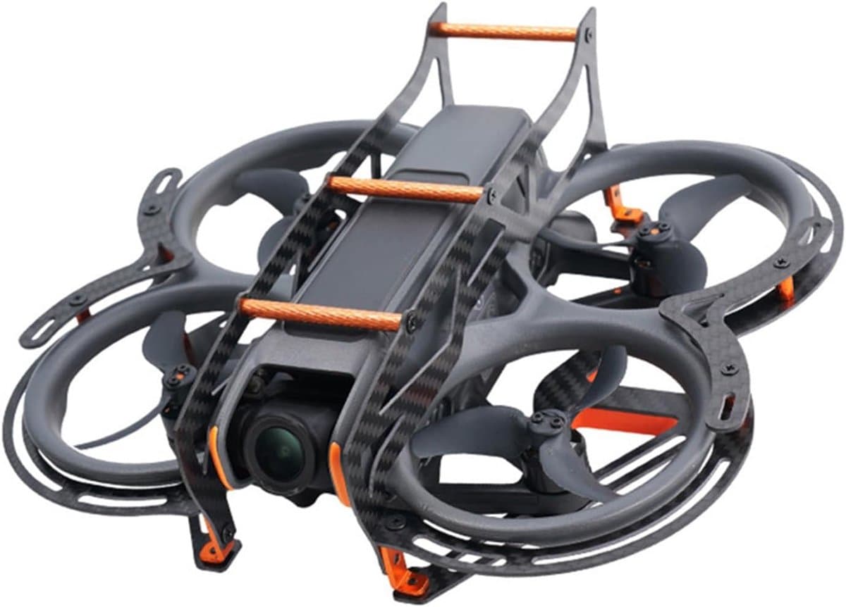 2 Carbon Fiber Chassis Armor voor DJI Avata 2, Anti-botsing Volledige Bescherming Cover Plaat Frame Guard