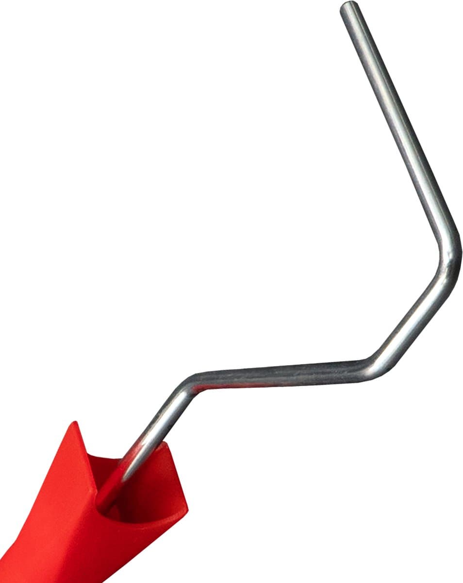 Verfroller 10 x 28cm Rood - Verfbeugel Rollerbeugel Verfkwast - DULA