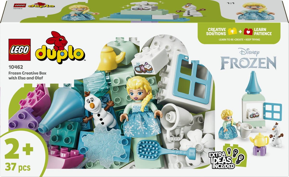 LEGO DUPLO Disney Frozen Creatieve Doos met Elsa en Olaf Bouwpakket voor Kinderen 10462