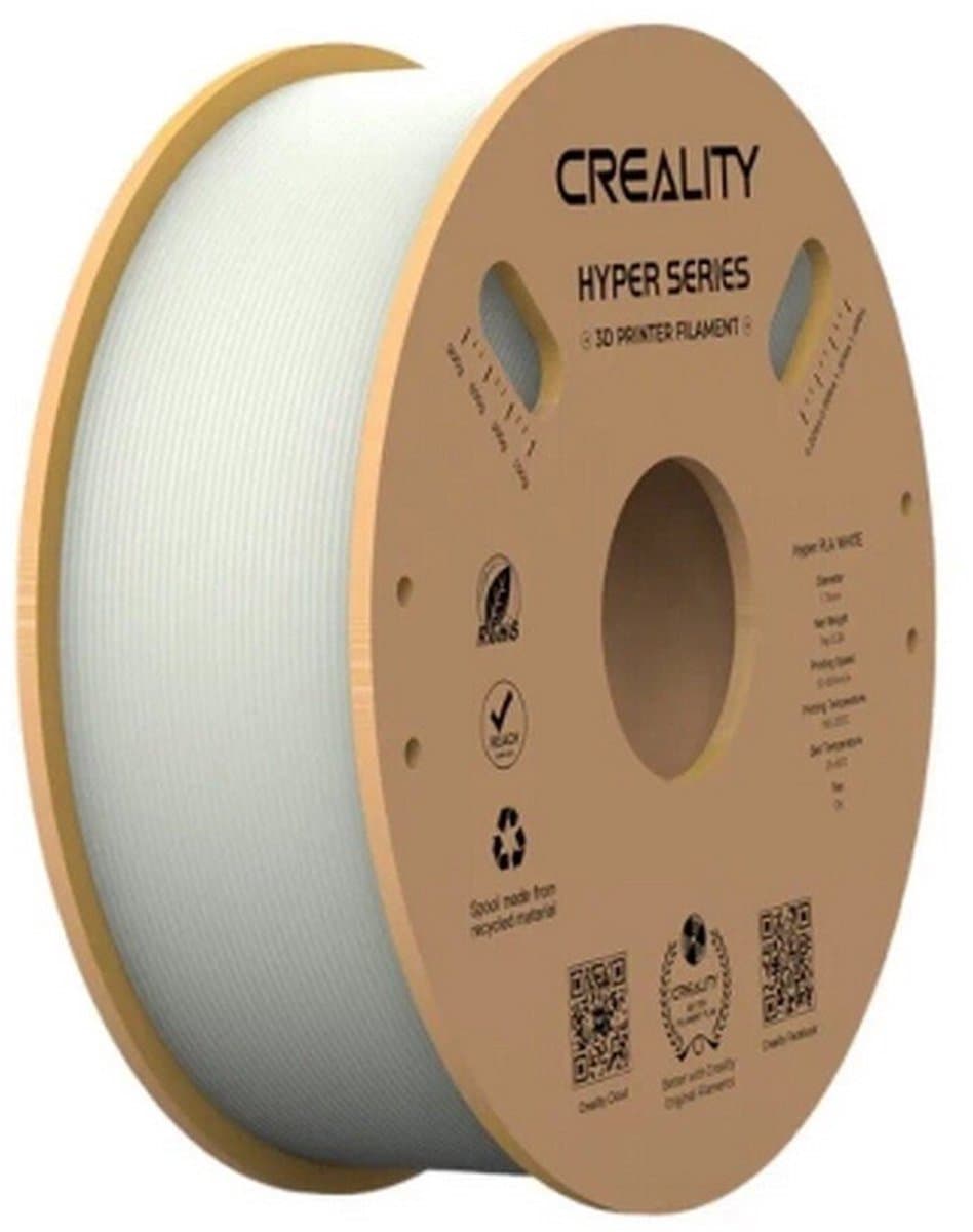 CREALITY HYPER PLA FILAMENT - 1.75 MM - 1 KG - WIT